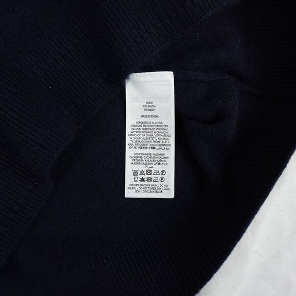 Boden Eva Cashmere V-Neck Jumper Sweater In Navy Women's Size Medium NWT - Picture 6 of 9